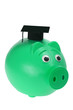 Piggy Bank with Mortarboard