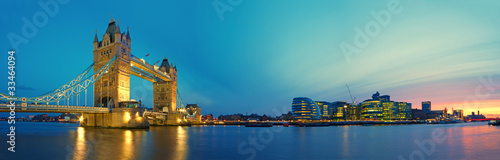 Photo: Tower Bridge and Southwark. Tower Bridge and Southwark.