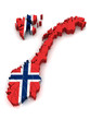 3D Map of Norway