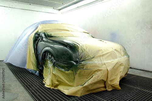 Photo: Newly painted car. Newly painted car.