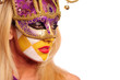 woman in mask