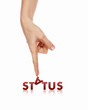 Arm that holds a single letter