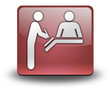 Red 3D Effect Icon "Registration"