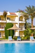 Swimming pool in luxury resort . Egypt . Swimming pool in luxury resort . Egypt .