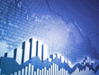 Stock market bars & charts with random finance data