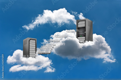 Photo: Cloud Computing - Virtual Machine Motion Cloud Computing - Virtual Machine Motion