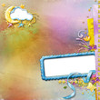 Layout with two photo frames Layout with two photo frames