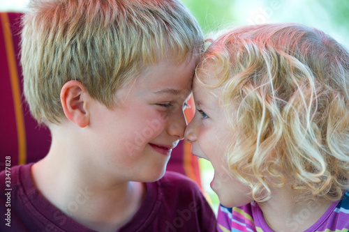 Photo: brother and sister brother and sister