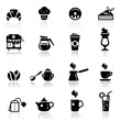 Icons set Cafe
