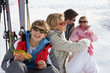 Young Family On Ski Vacation