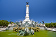 Face à la Fontaine des Girondins de Bordeaux