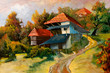 Landscapes on oil canvas