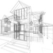 Sketch of house