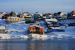 Colourful houses in Ilulissat, West Greenland