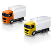 Vector truck icons set