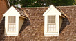 Two Dormers on Wood Shaker Roof Two Dormers on Wood Shaker Roof