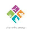 Logo alternative energy # Vector