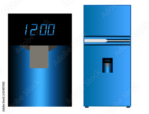 Illustration: fridge illustration fridge illustration