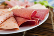 Wurstteller mit Feta Wurstteller mit Feta