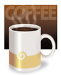 ������: Mug filled with coffee � aelice #33491044
