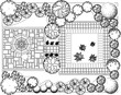 Plan of garden Plan of garden