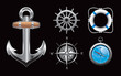Nautical symbols and tools