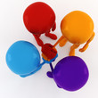 3d man team meeting 3d man team meeting