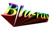 Symbol Blu-ray isolated on the white background