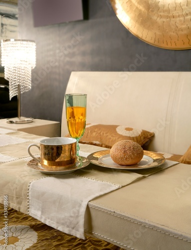 Photo: Asian modern bedroom breakfast luxury table Asian modern bedroom breakfast luxury table