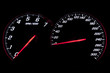 Speedometer and revcounter
