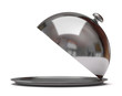 Silver catering tray