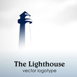 Logo beacon in the fog # Vector