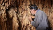 Farmer drying Tobacco
