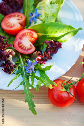 Photo: bunter Salat bunter Salat