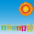 Flip-flops under the Sun Flip-flops under the Sun