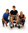 3 teenager daumen hoch