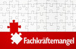 Puzzle mit Fachkräftemangel