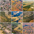 Région île de France, vues aériennes