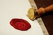 Vintage wax stamp