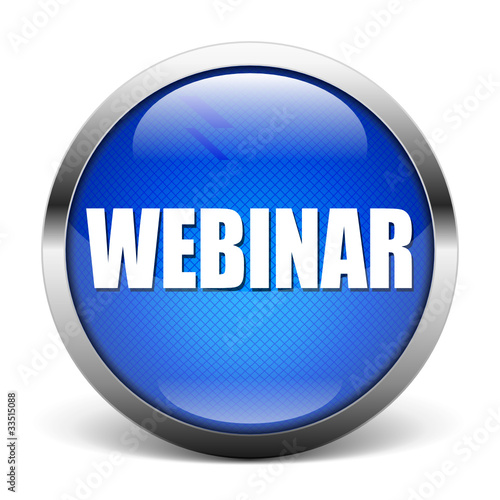 Vector: blue WEBINAR icon blue WEBINAR icon