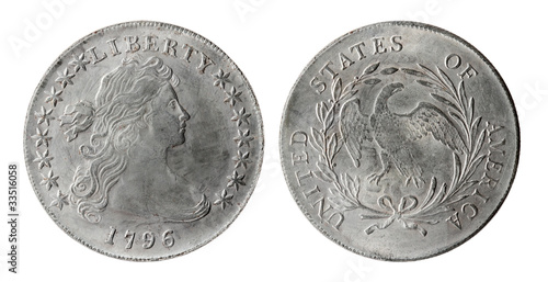 Photo: Old American coin Old American coin