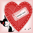 Valentines Day. heart and a kitten 4. Valentines Day. heart and a kitten 4.