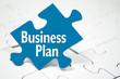 Puzzle mit Business Plan