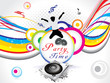 abstract colorful party background abstract colorful party background