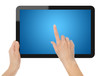 Holding Touch Screen Tablet