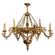 chandelier in vintage style isolated on white chandelier in vintage style isolated on white