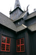 Foto: Tower and windows of the Lom Stave Church Tower and windows of the Lom Stave Church