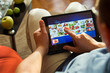 food on tablet-pc