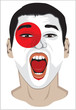 Japan football fan