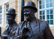 Laurel and Hardy statue Laurel and Hardy statue